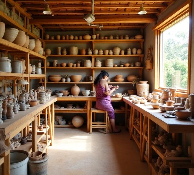 Terraform Ceramics artisan studio in Yaren, Nauru - sustainable pottery heritage